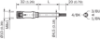 Picture of Andurikaabel PVC + pesa otse, A-coded, ( 5m + M8 3-pin ), SICK